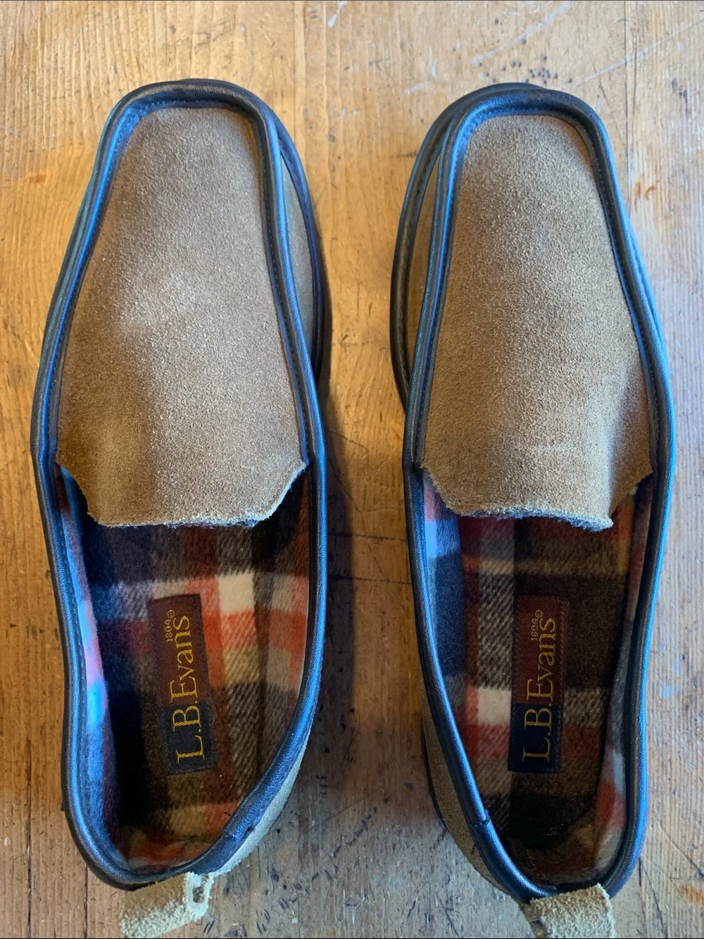 L.B. Evans soft suede